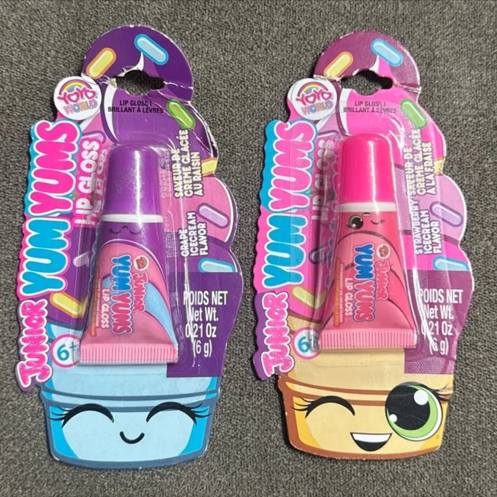 🍇🍓 Junior Yum Yums Flavored Lip Gloss 🍓🍇